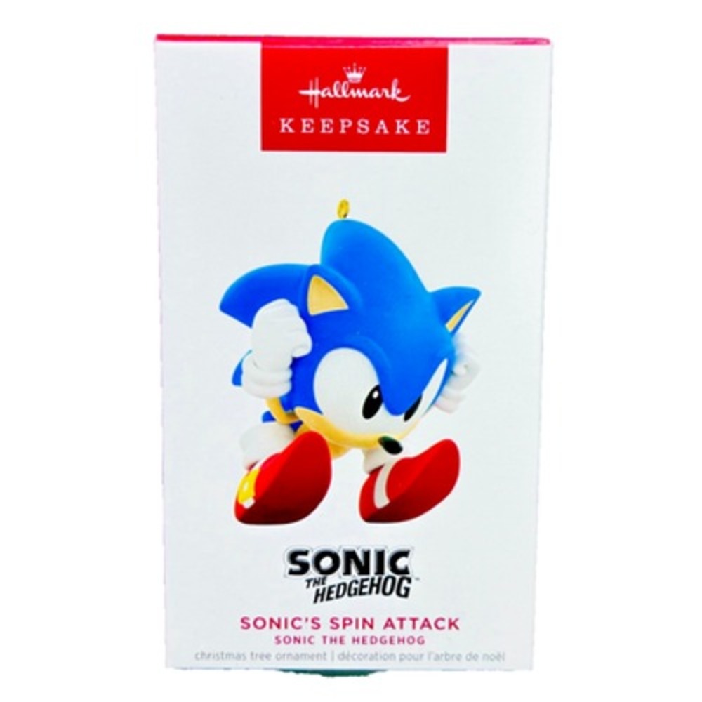 Hallmark SONIC'S SPIN ATTACK Sonic the Hedgehog‎ 2023 Keepsake Ornament